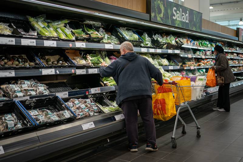 Shoppers in a supermarket somewhere in Scotland. PA Wire