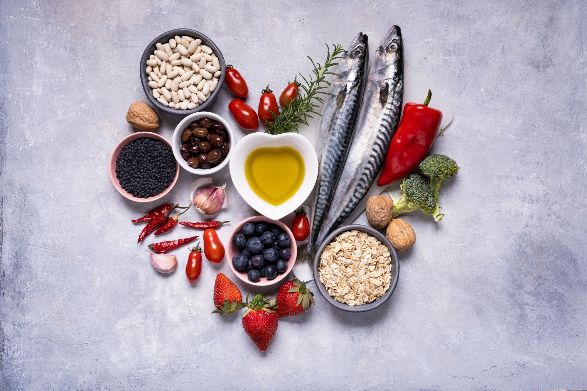 Study: Exploring the Effects of a Mediterranean Diet and Weight Loss on the Gut Microbiome and Cognitive Performance in Older, African American Obese Adults: A Post Hoc Analysis. Image Credit: luigigiordano/Shutterstock.com