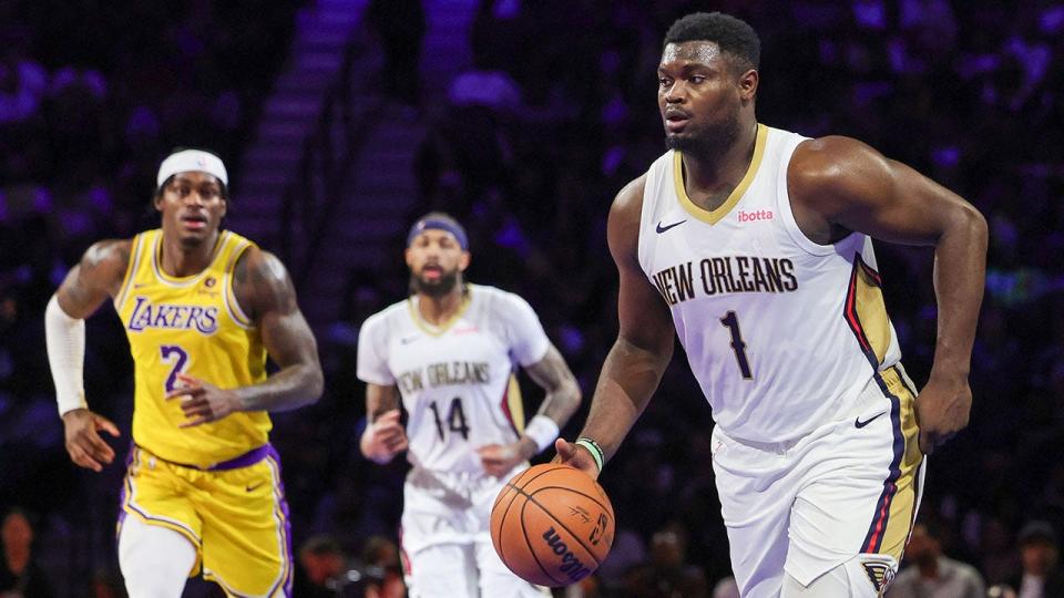 Zion Williamson against the lakers