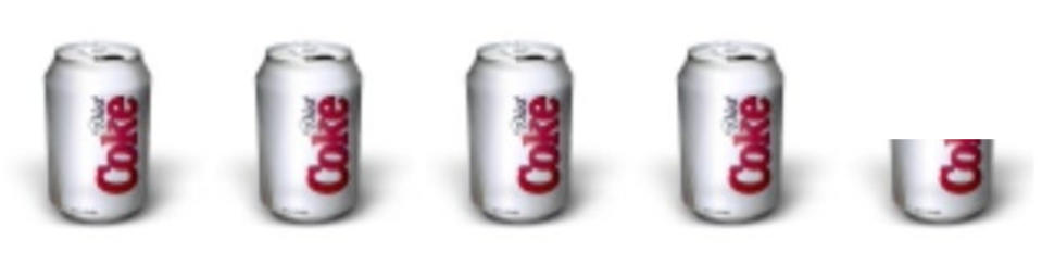 diet coke emojis representing rating stars