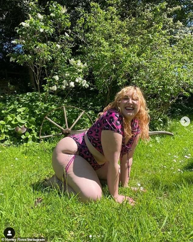 Honey is now a body positive campaigner, and regularly shares stunning photos showing off her curves online.