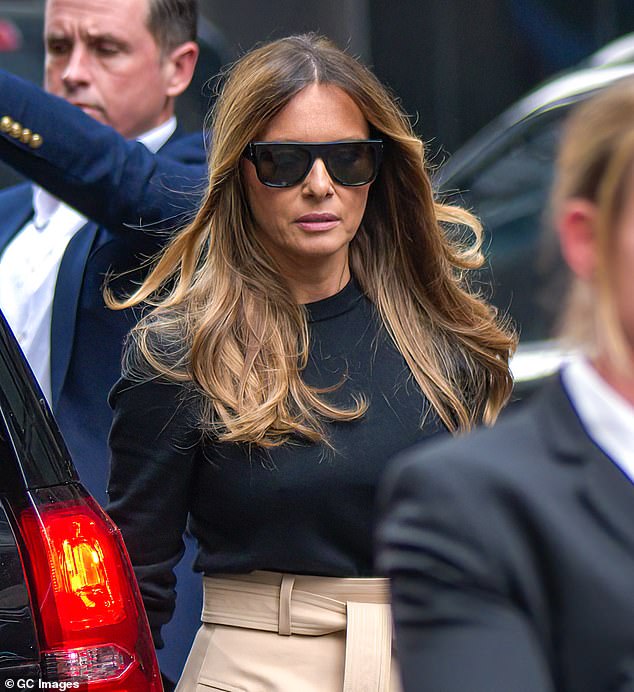 Melania arrives at Trump Towers in Manhattan on June 8th, 2023 in New York City