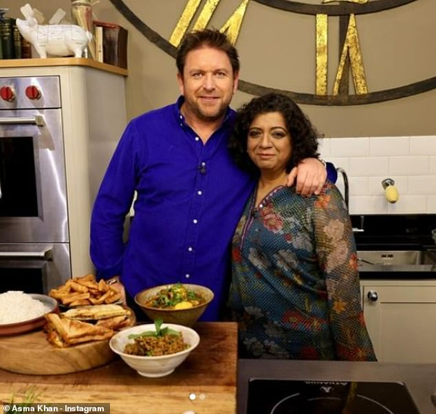 In August, things got slightly uncomfortable during the return episode after he had to issue a warning to his guest Asma Khan amidst the culinary chaos (pictured back in April)