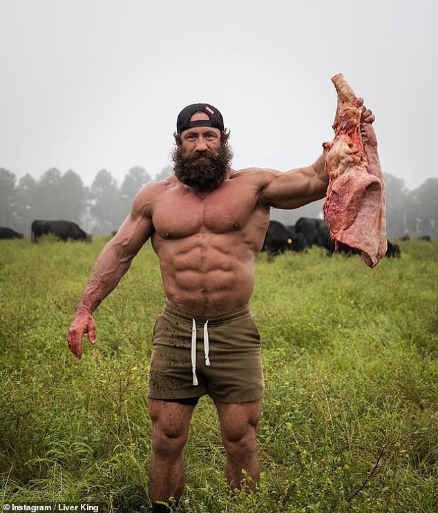 Brian Johnson, better known as the Liver King, has built a following from his raw carnivore diet, mainly filled with meat