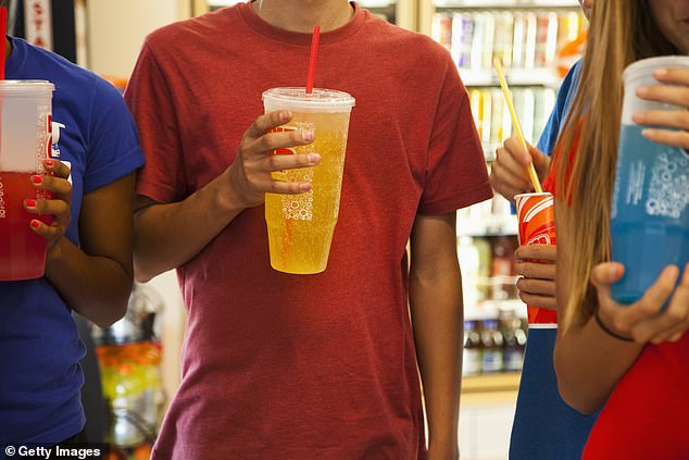 'The high phosphorus content in diet sodas can contribute to chronic kidney disease,' he said in the video (stock image)