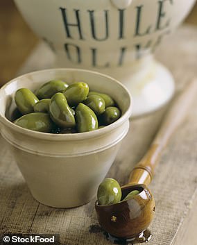 Snack on a handful of olives