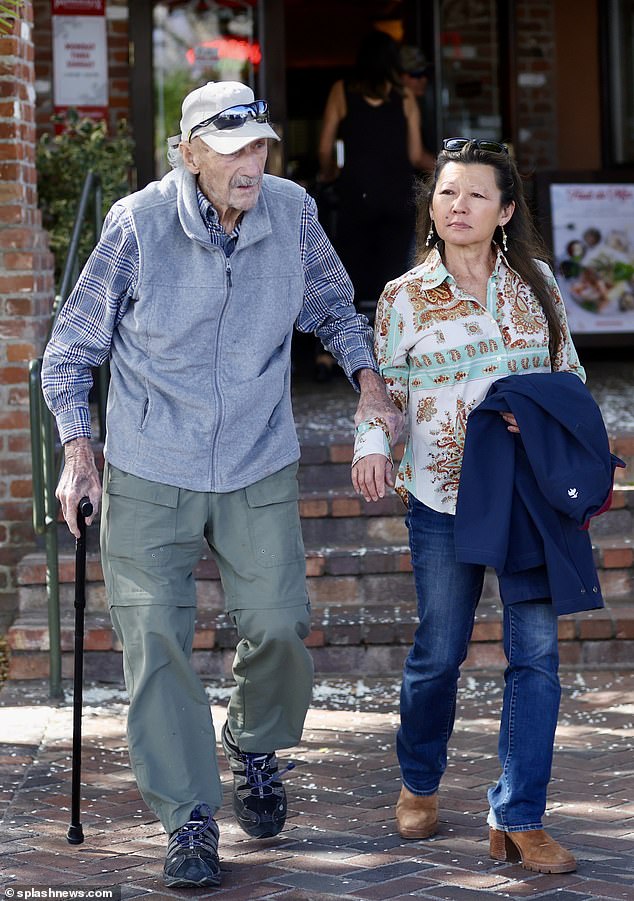 Gene Hackman 's wife Betsy Arakawa reportedly had him on a 'strict diet' in the years before their mysterious deaths this week; the couple seen in March 2024