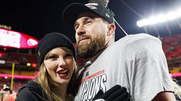 Taylor Swift and Travis Kelce